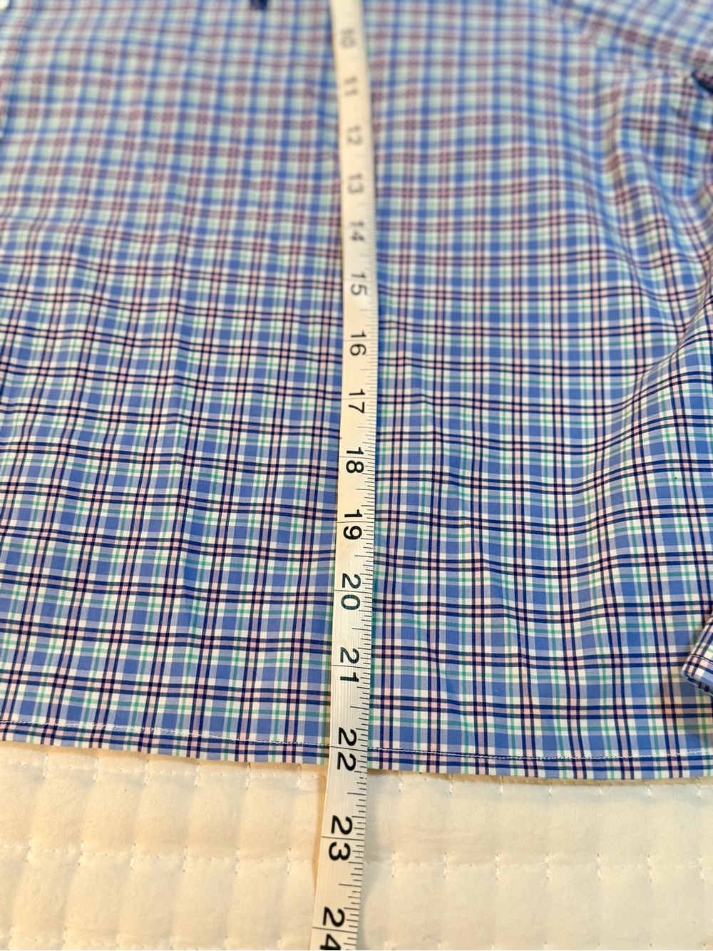 Ralph Lauren Blue Plaid Button-Down Shirt - Picture 3 of 7